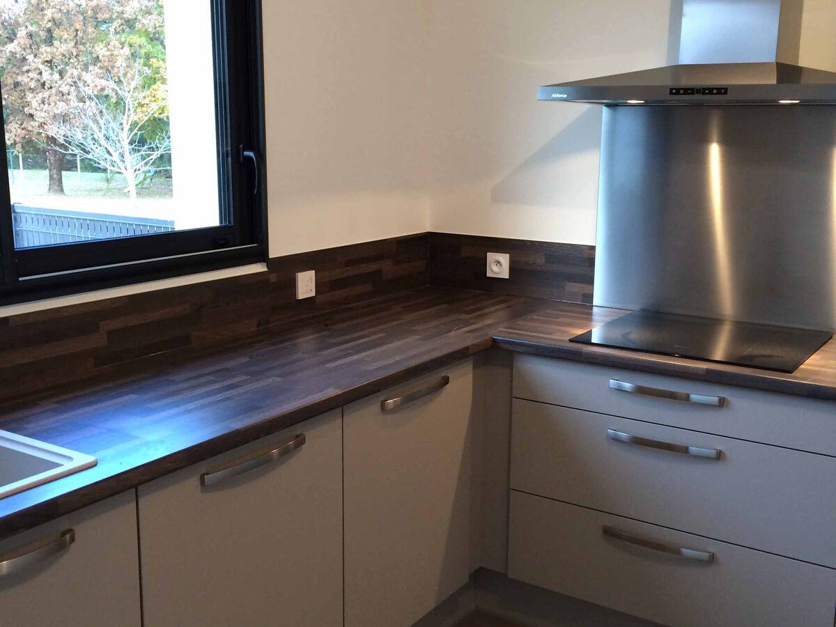 Rénovation cuisine sur mesure Vega Prem'S Gris minéral