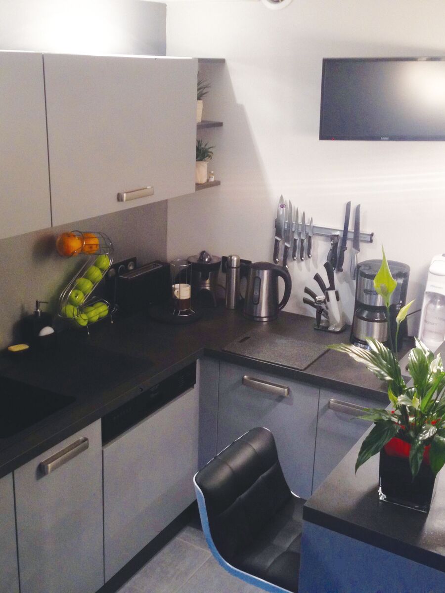 Cuisine équipée sur mesure Vega Prem'S Gris minéral