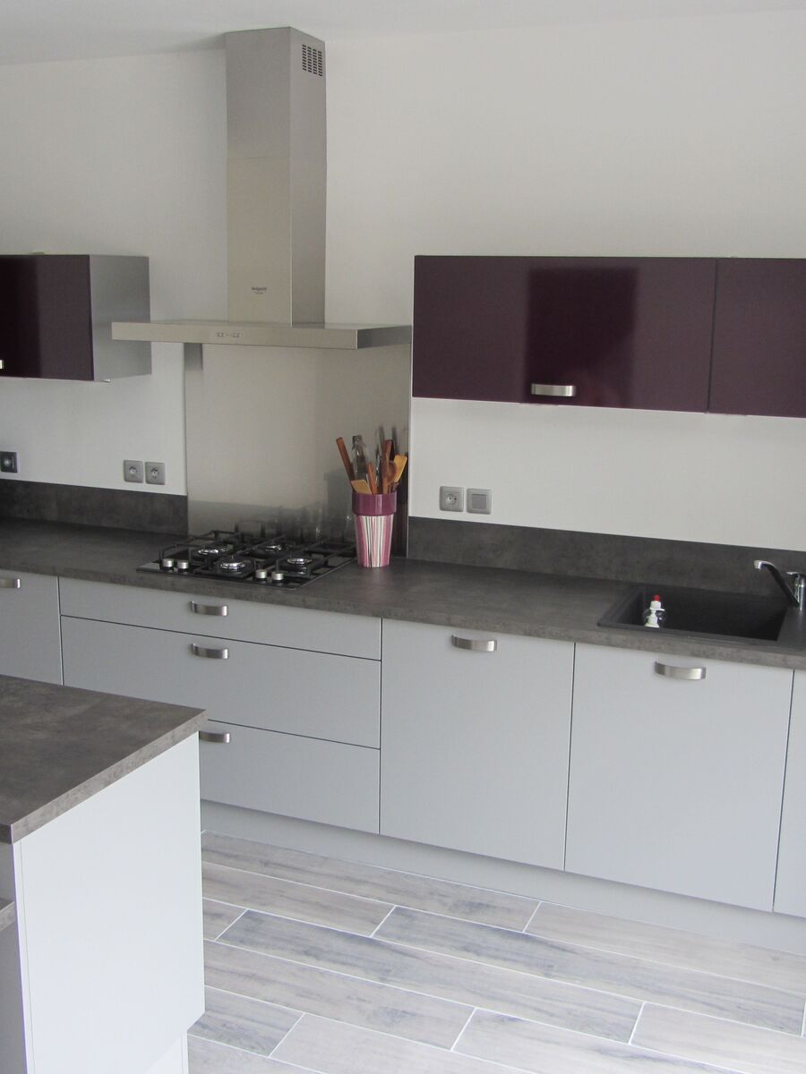 Cuisine équipée sur mesure Trend + Gris minéral