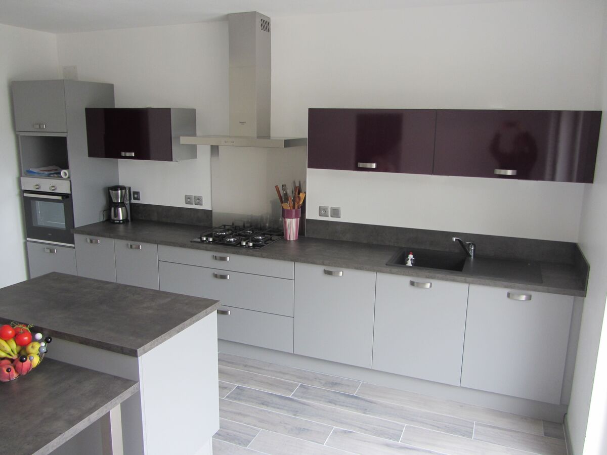 Cuisine équipée sur mesure Trend + Gris minéral