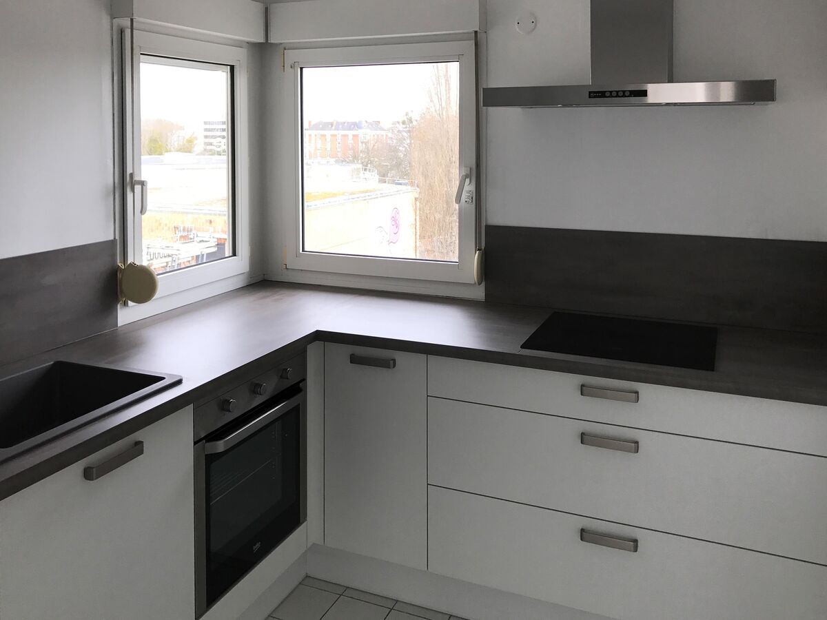 Rénovation cuisine sur mesure Vega Prem'S Blanc