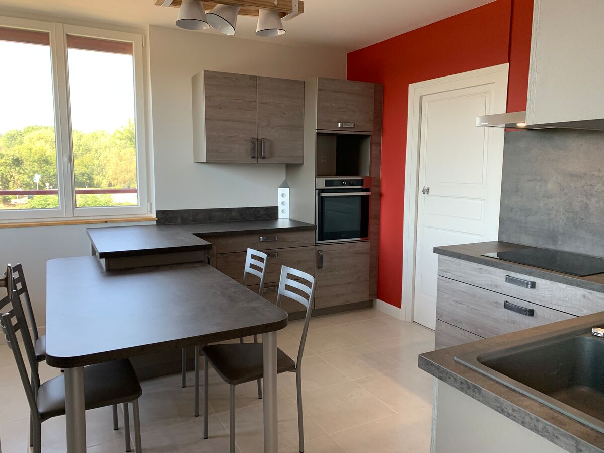 Cuisine avant-après sur mesure Label Chêne Sable Sychrone