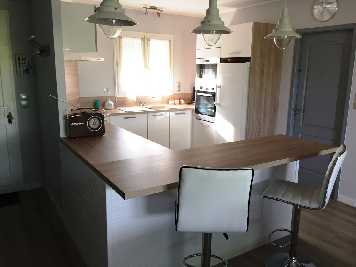 Cuisine équipée sur mesure Petilla Blanc brillant