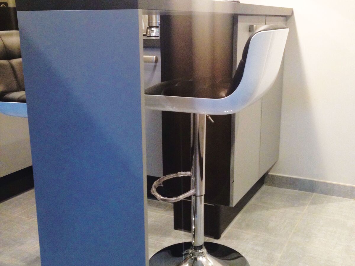 Cuisine avant-après sur mesure Vega Prem'S Gris minéral