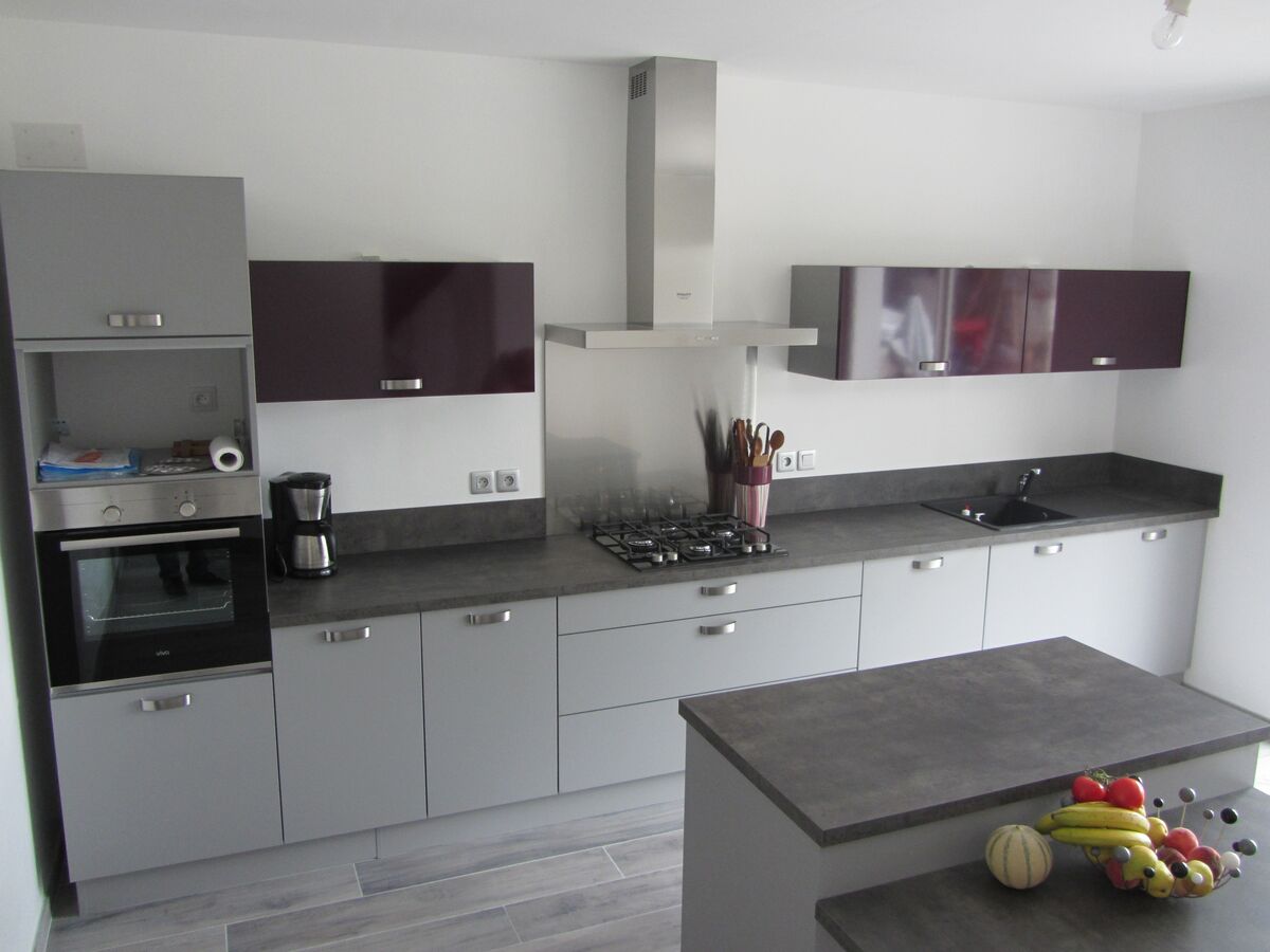 Rénovation cuisine sur mesure Trend + Gris minéral