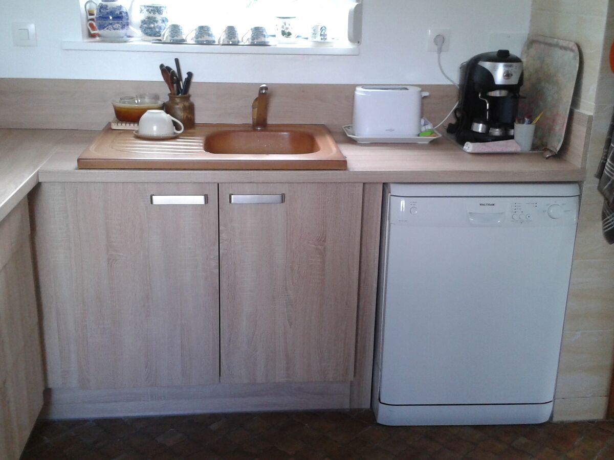 Rénovation cuisine sur mesure Vega + Chêne timber