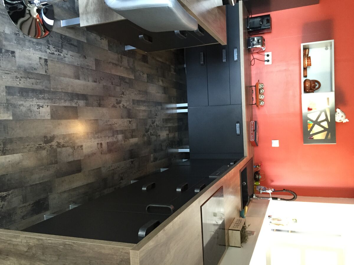 Cuisine avant-après sur mesure Vega Prem'S Ombre