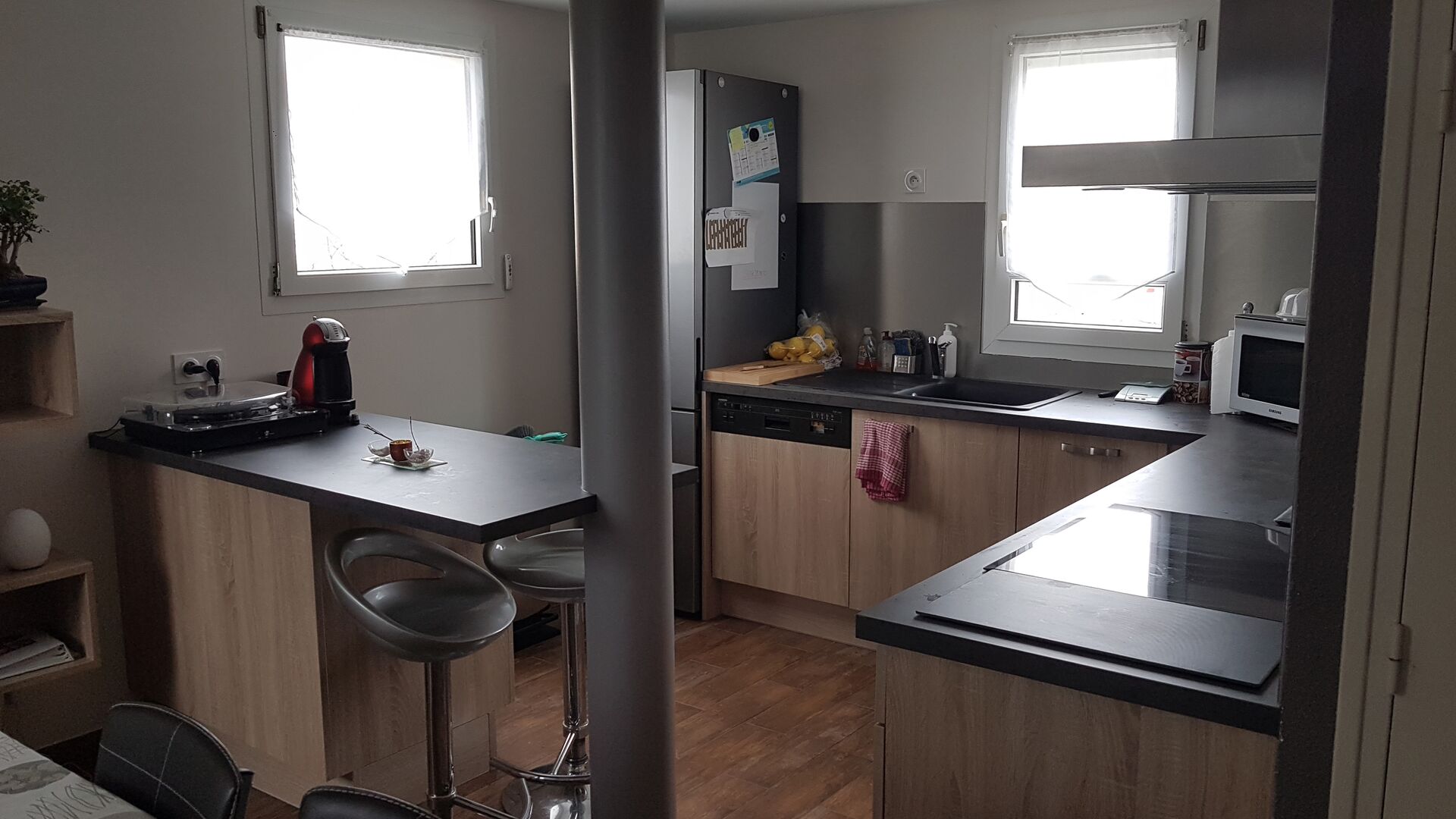 Cuisine équipée sur mesure Vega Plus Chêne Timber