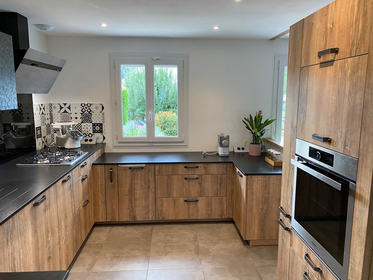 Rénovation cuisine équipée sur mesure Trend Hipster Wood