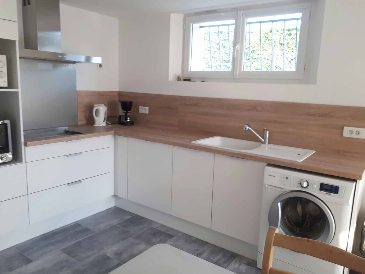 Cuisine avant-après sur mesure Vega Prem'S Blanc