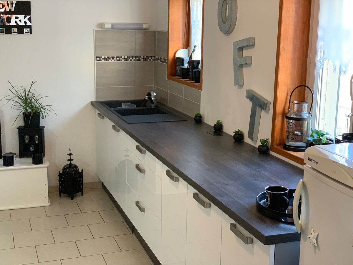 Cuisine équipée sur mesure Petilla Blanc Brillant