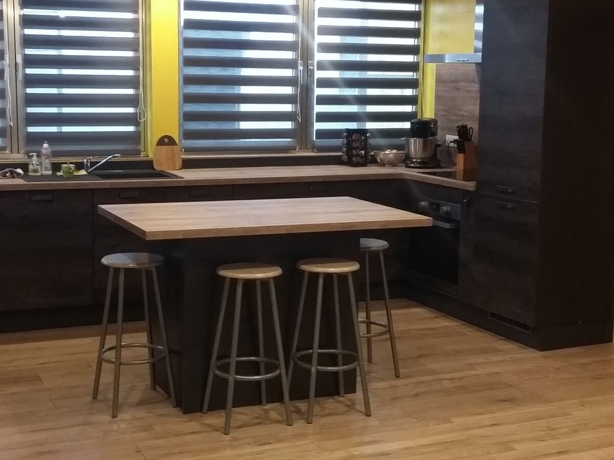 Cuisine avant-après sur mesure Trend Woody Dark