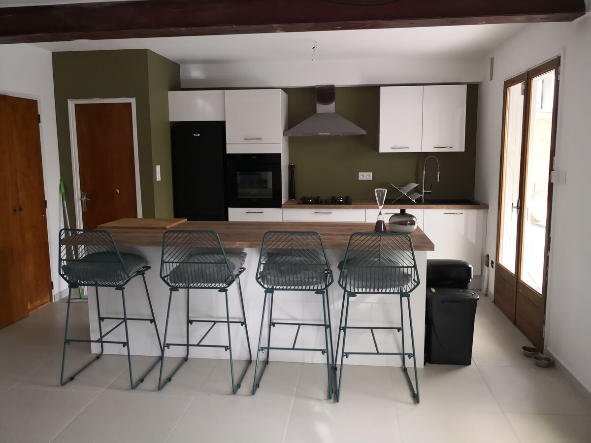 Cuisine équipée sur mesure Petilla Blanc Brillant