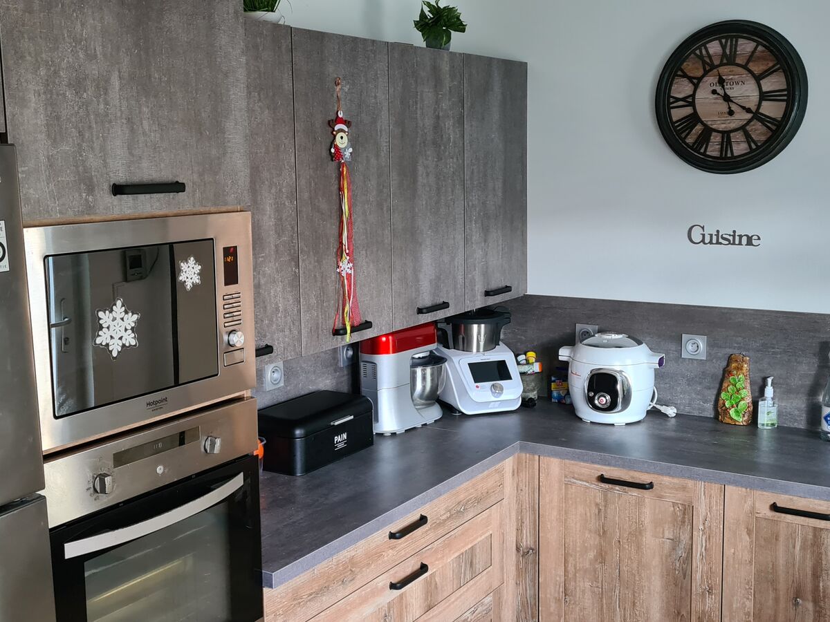 Cuisine avant-après sur mesure Trend Cube Hipster Wood