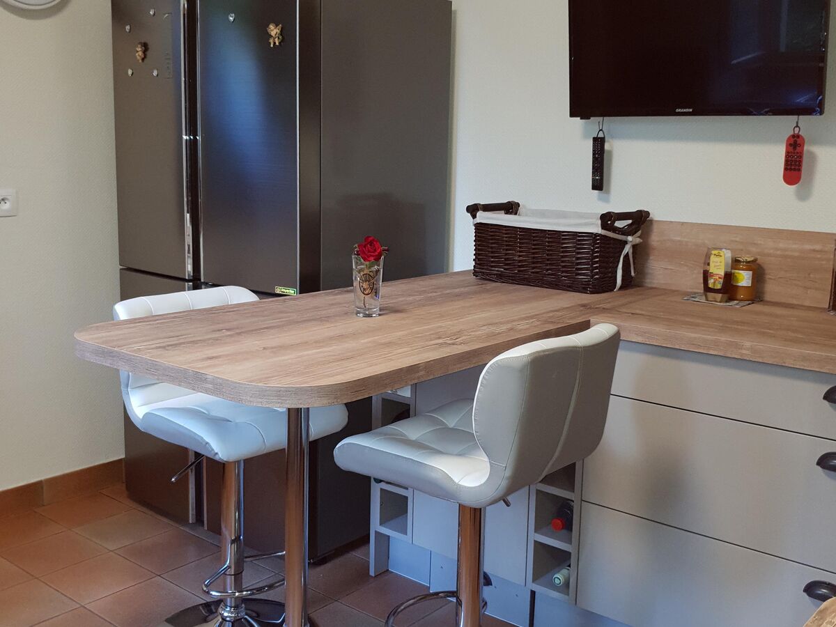 Cuisine avant-après sur mesure Color laque Taupe Mat