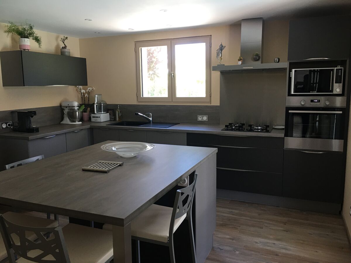 Cuisine équipée sur mesure Label Métal Brossé