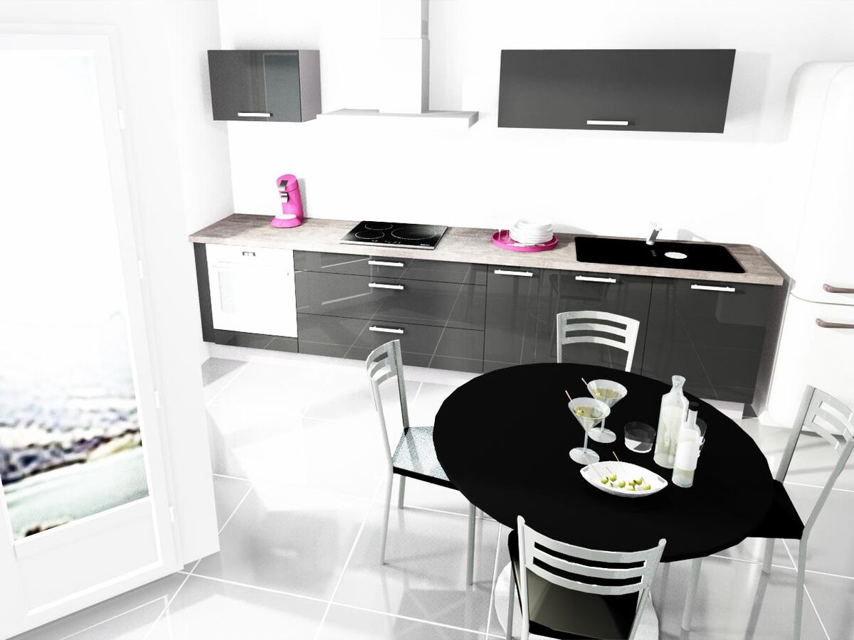 Rénovation cuisine sur mesure Trend + Gris minéral