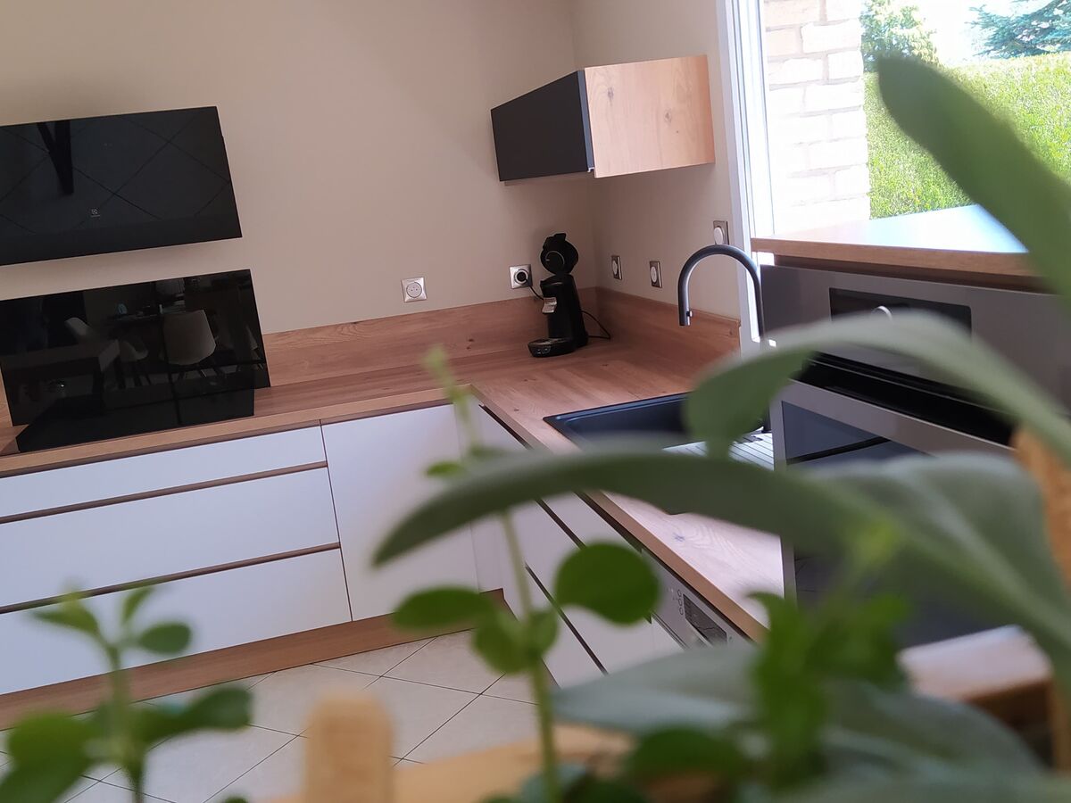 Rénovation cuisine équipée sur mesure Pearl Blanc Fusion