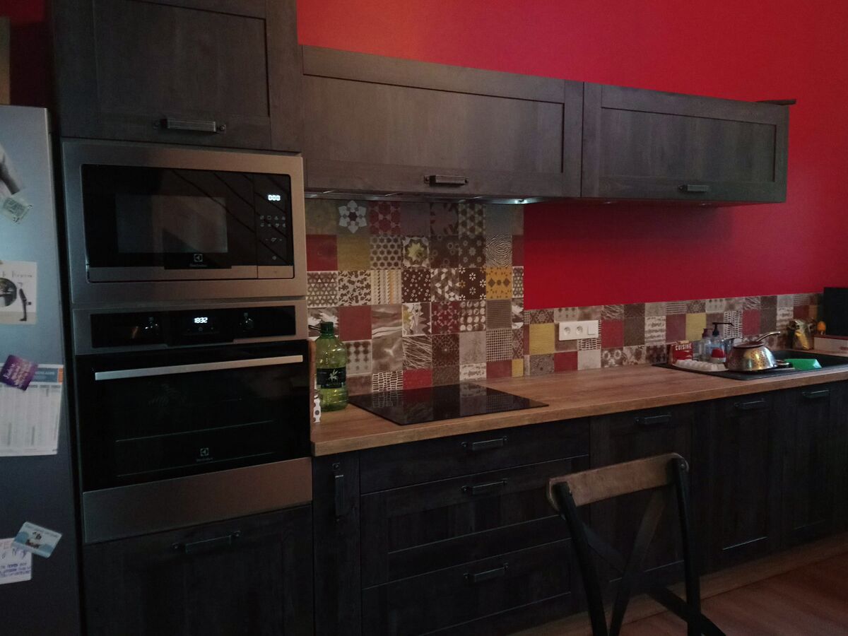 Cuisine équipée sur mesure TREND CUBE Woody Dark