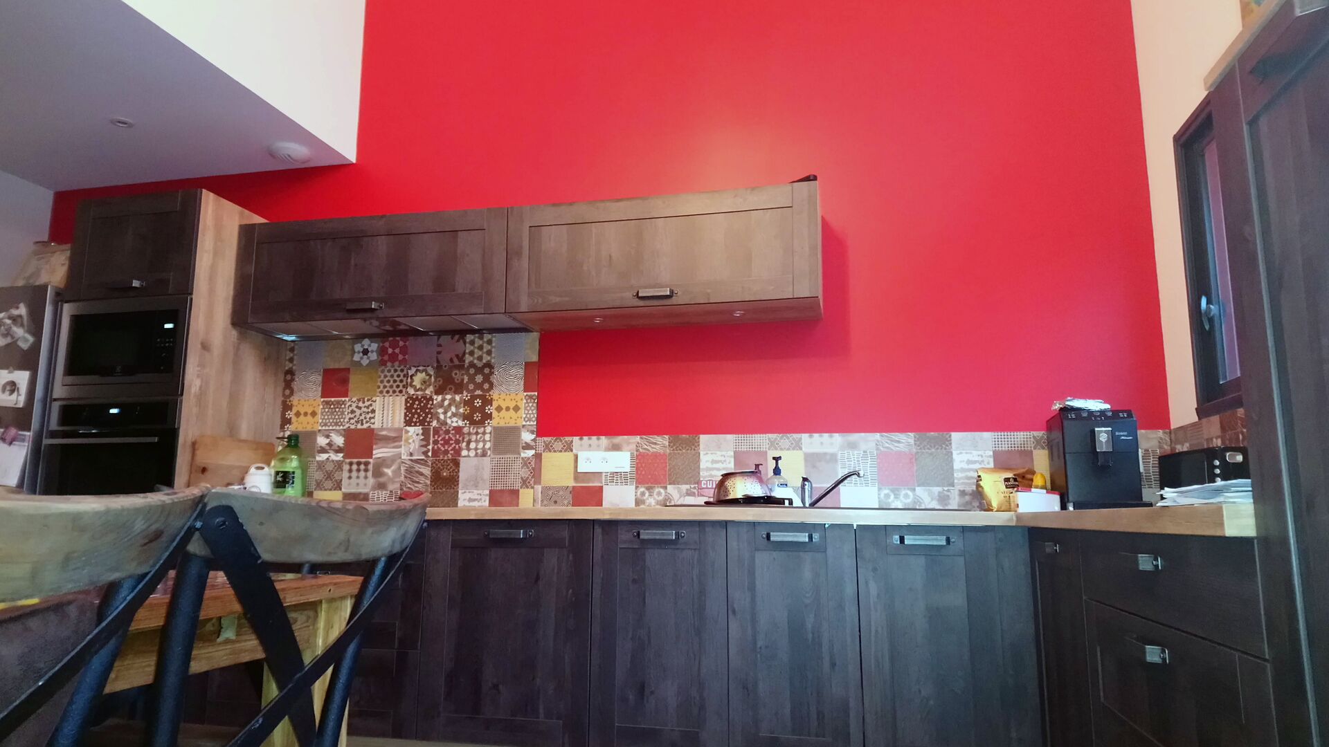 Rénovation cuisine équipée sur mesure TREND CUBE Woody Dark