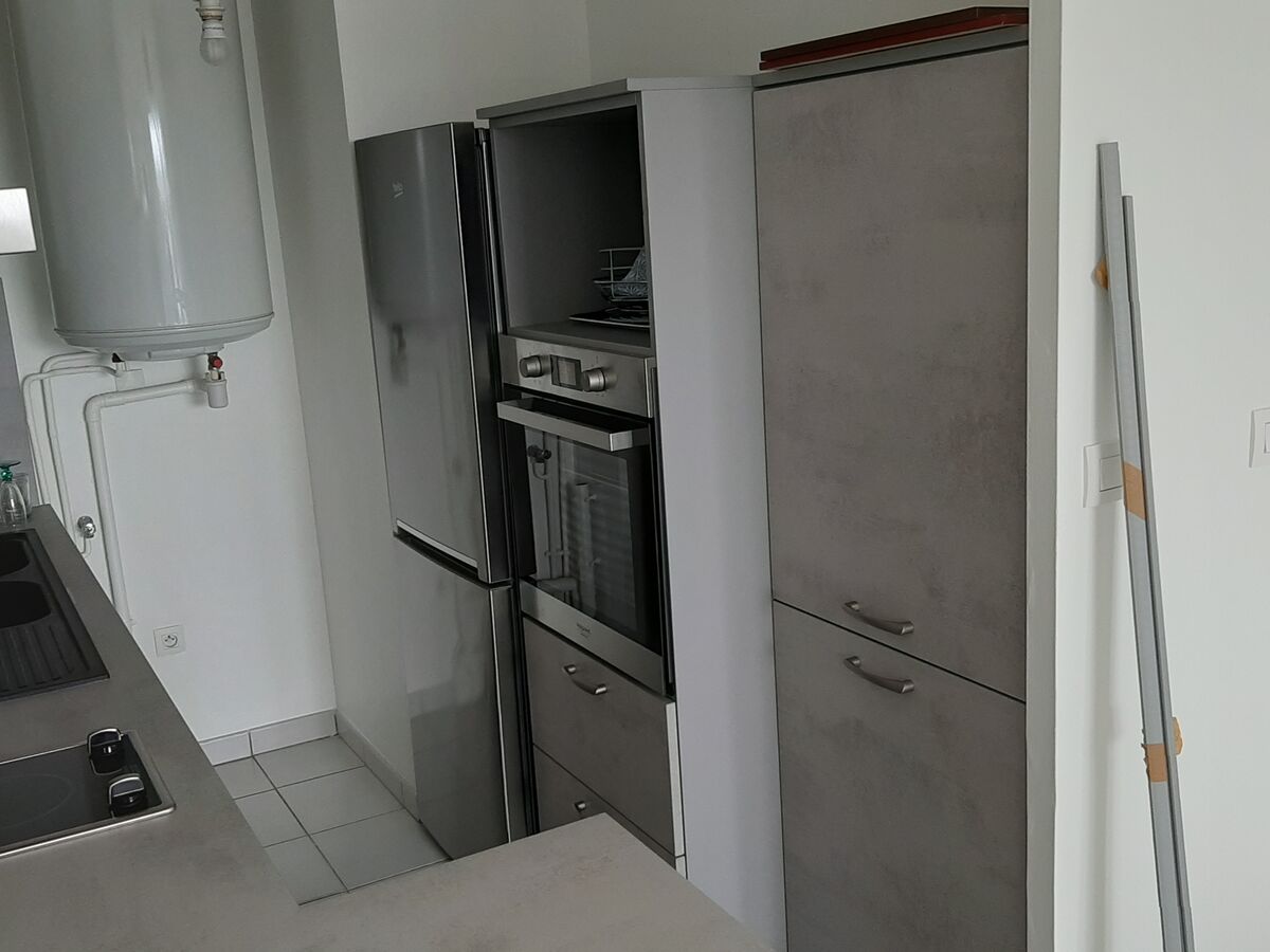 Rénovation cuisine équipée sur mesure Trend Béton Clair