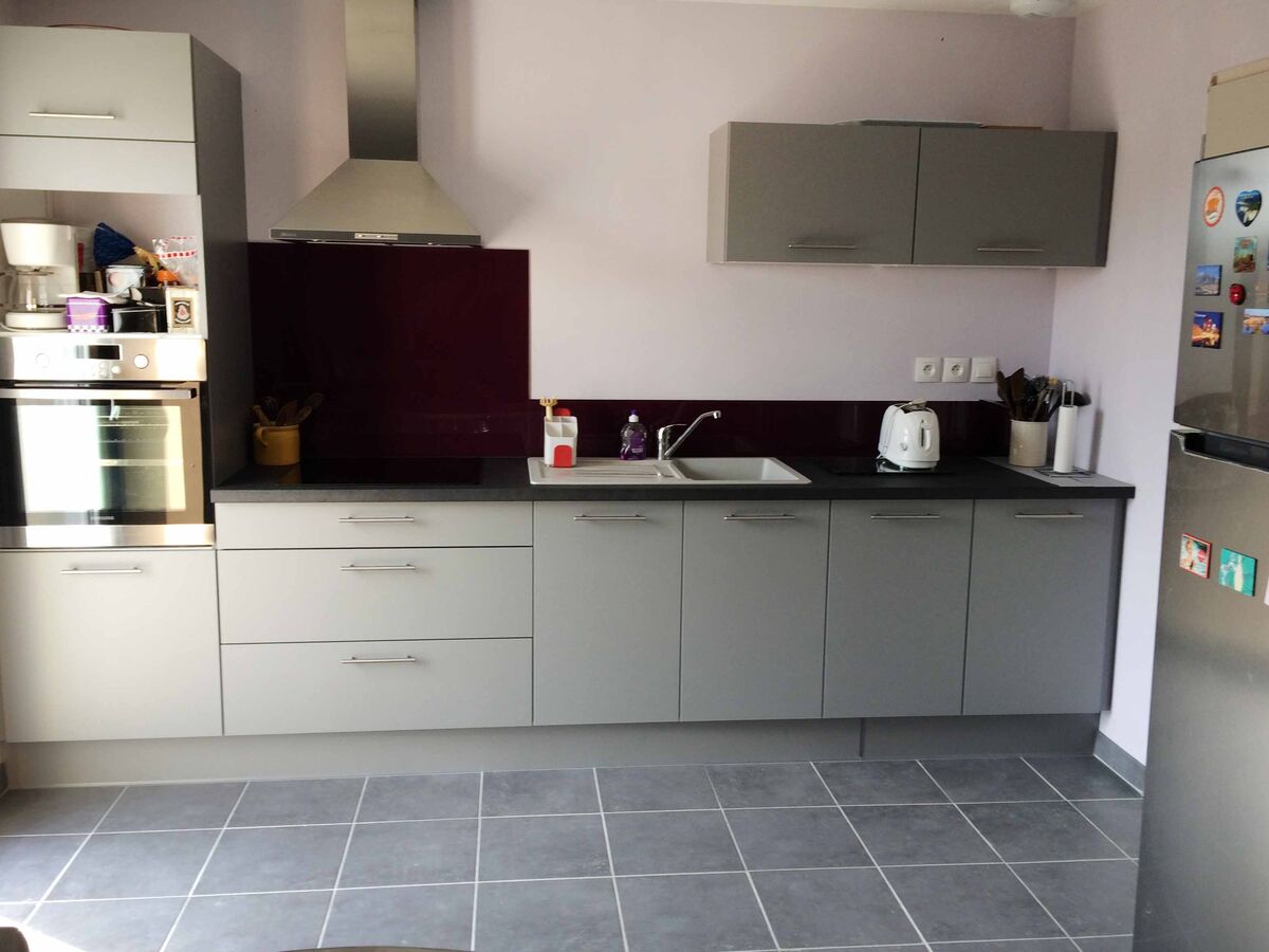 Cuisine équipée sur mesure Vega Prem'S Gris minéral