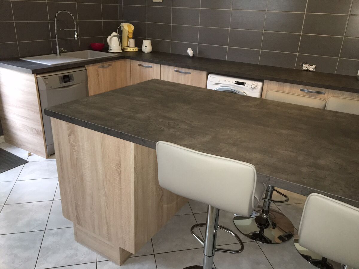 Cuisine équipée sur mesure Vega + Chêne timber