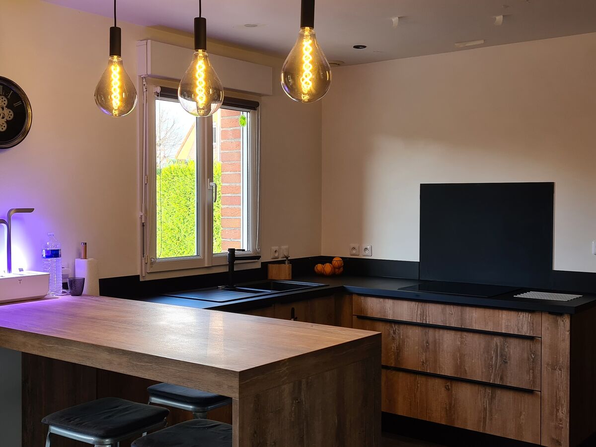 Rénovation cuisine équipée sur mesure Trend Hipster et Noir Pearl