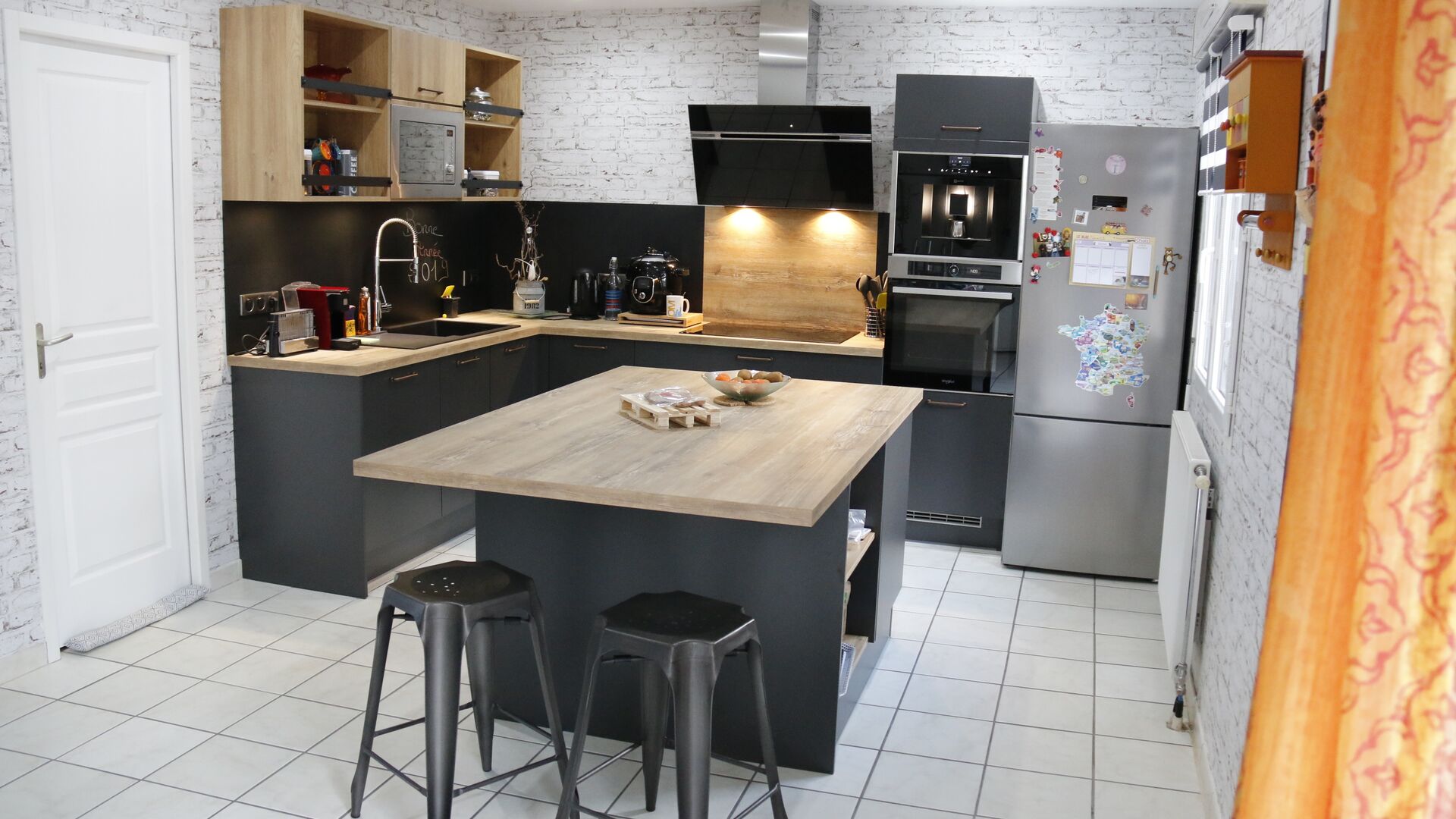 Cuisine équipée sur mesure Vega Prem's Ombre Soft & Trend Chêne Honey