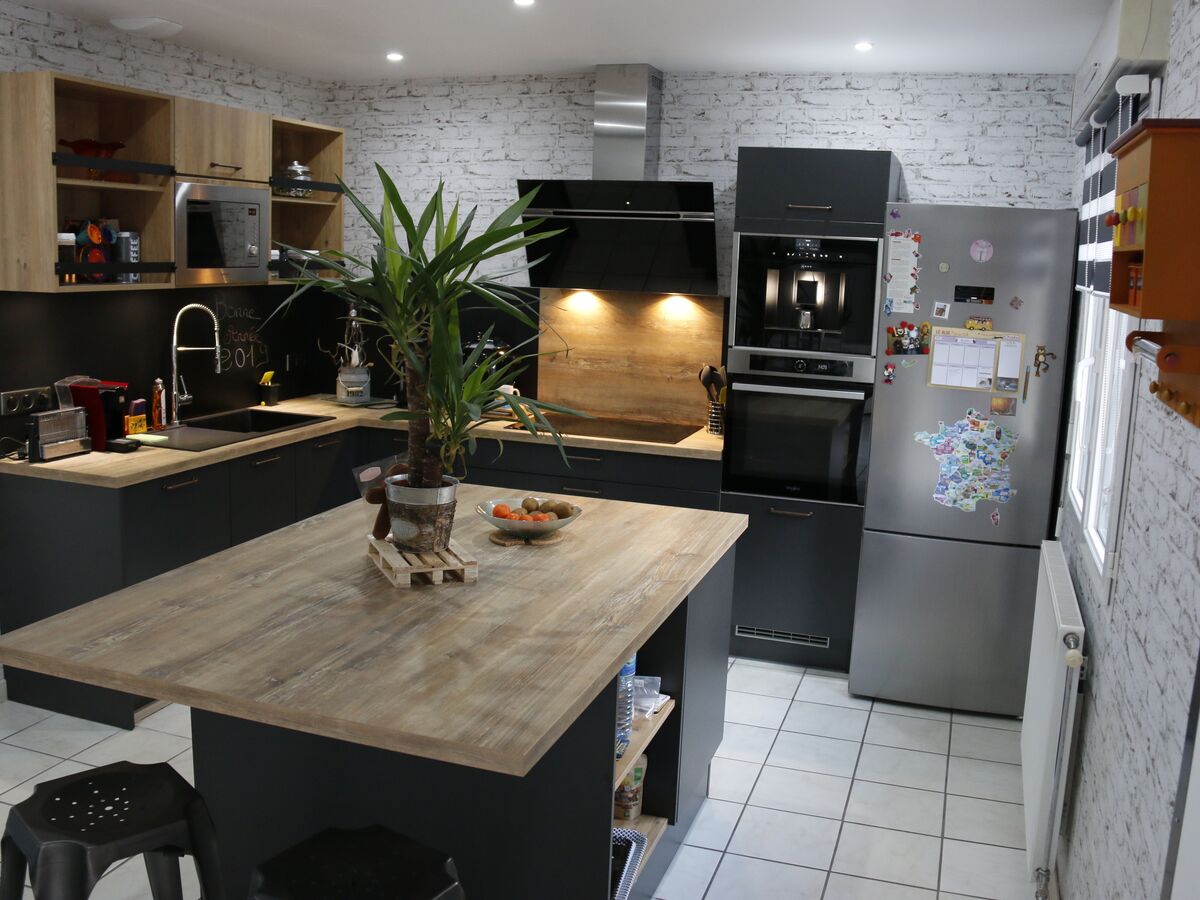 Rénovation cuisine équipée sur mesure Vega Prem's Ombre Soft & Trend Chêne Honey