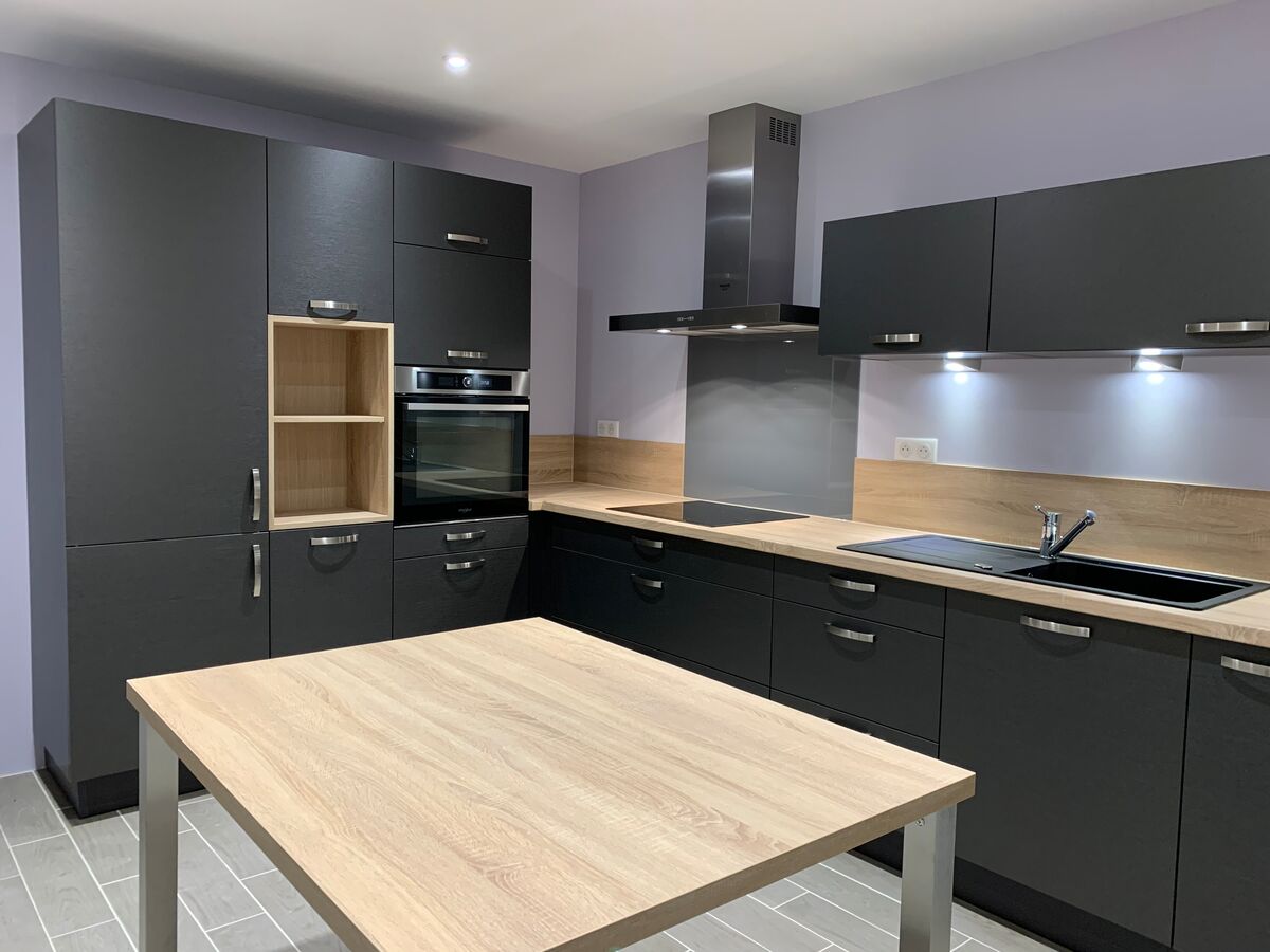 Cuisine équipée sur mesure Label Métal Brossé