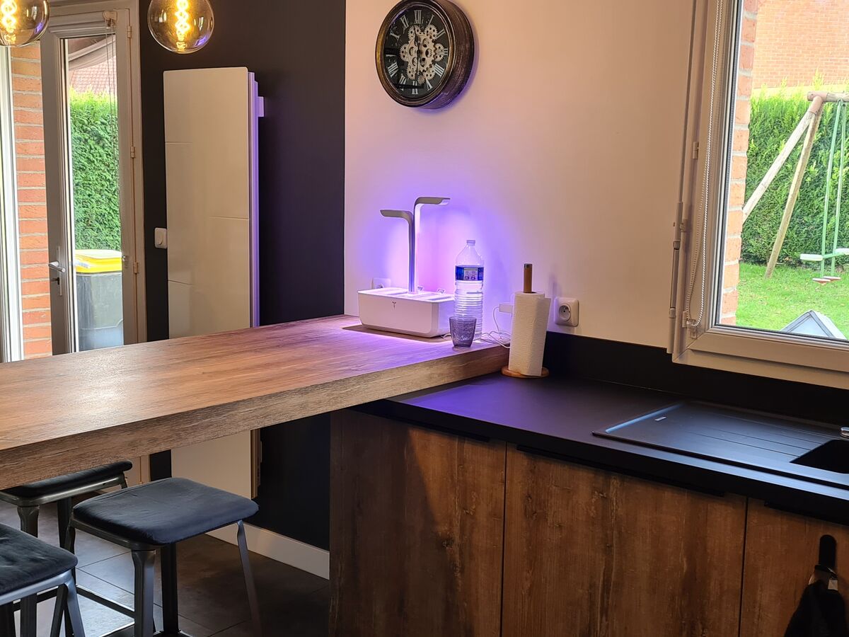 Cuisine avant-après sur mesure Trend Hipster et Noir Pearl