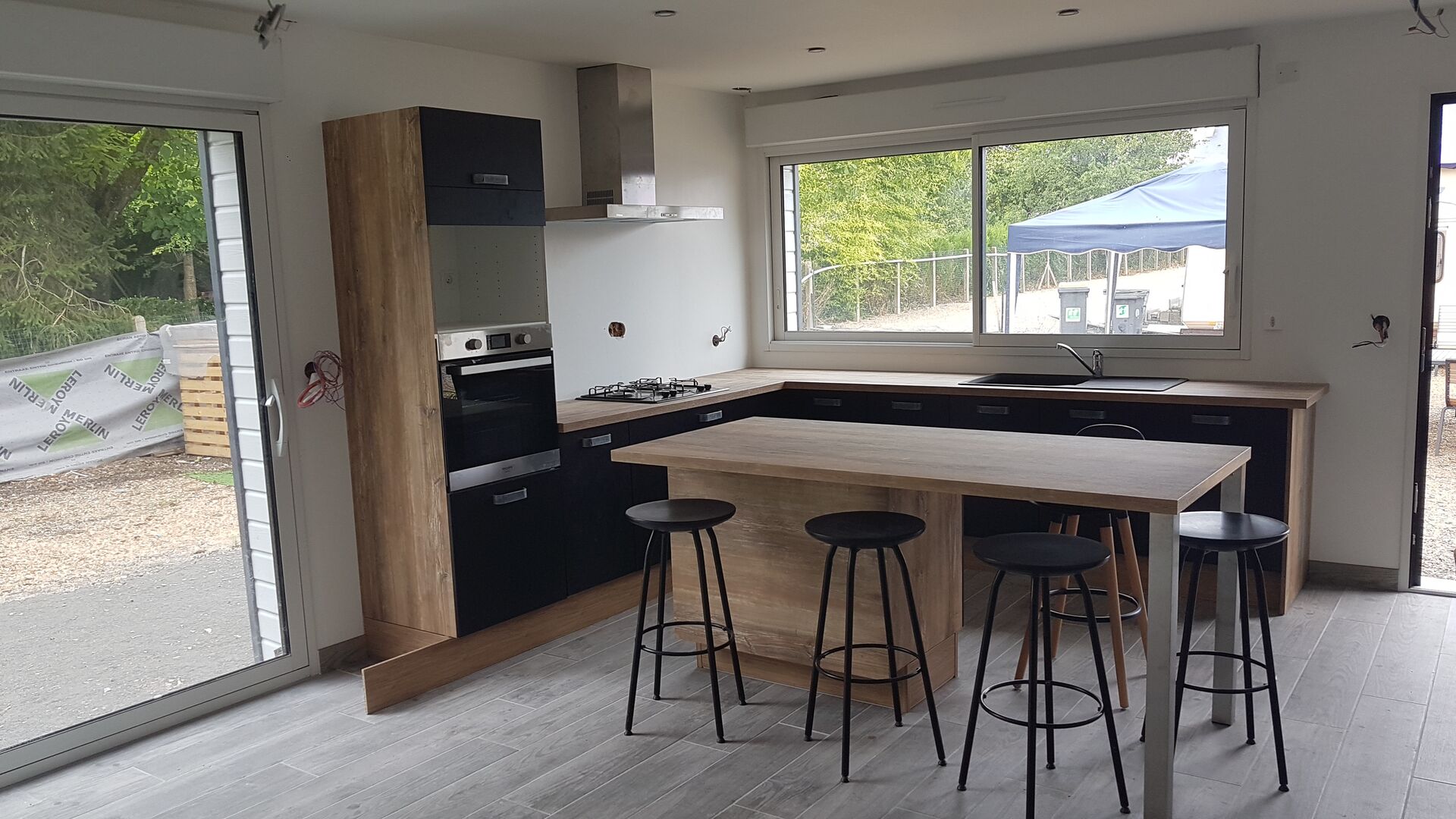 Cuisine équipée sur mesure Vega Prem's Black