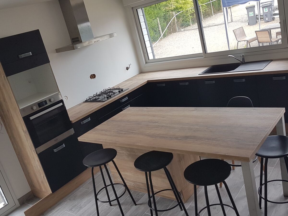 Cuisine avant-après sur mesure Vega Prem's Black