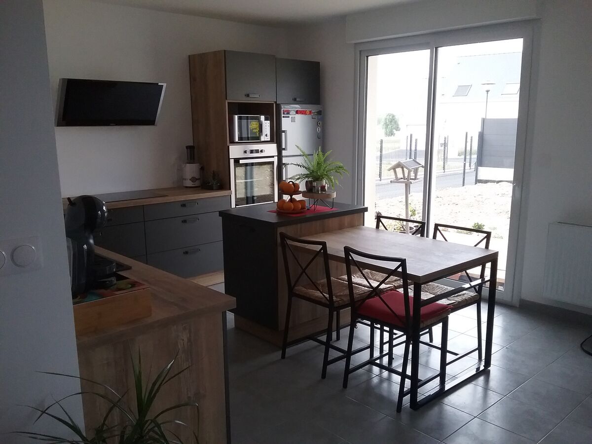 Cuisine avant-après sur mesure Label Métal Brossé