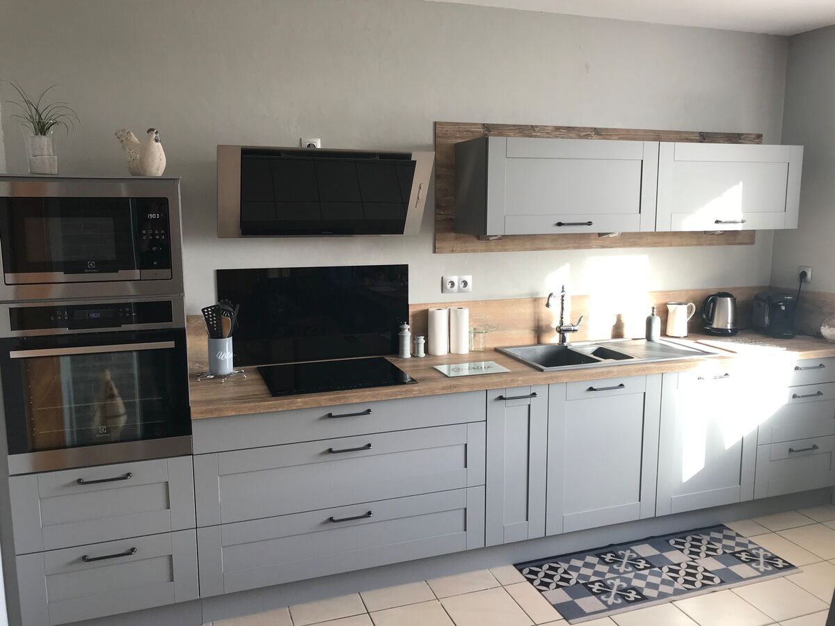 Cuisine équipée sur mesure Trend Cube Gris Minéral