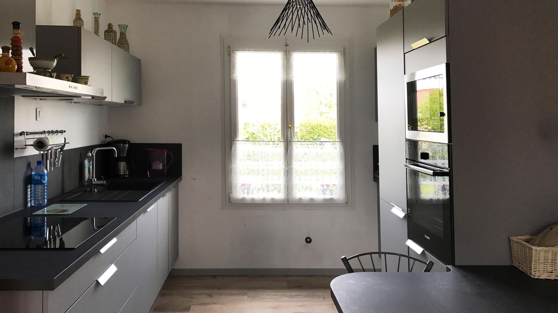 Cuisine équipée sur mesure Vega Prem'S Gris minéral