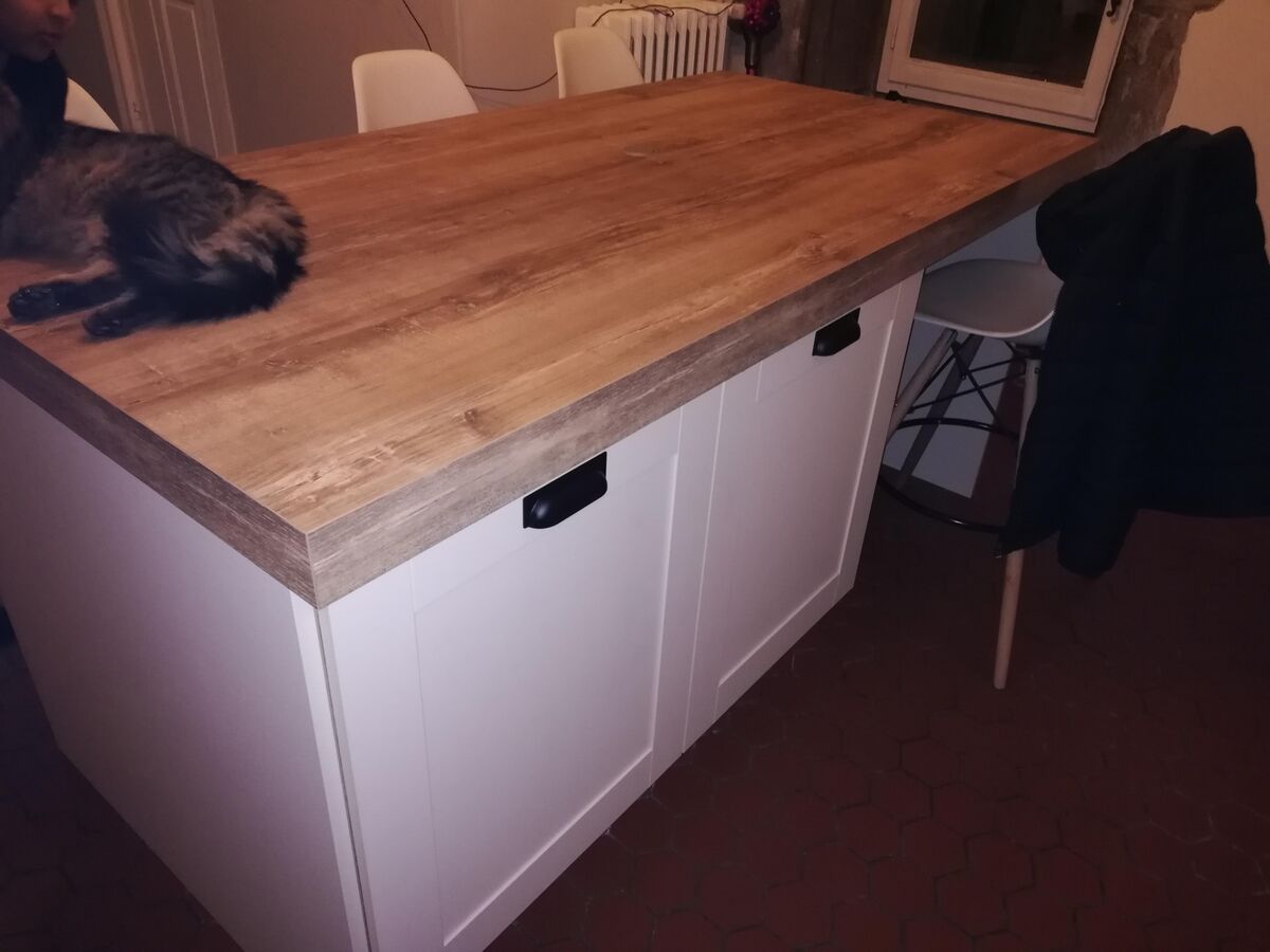 Cuisine équipée sur mesure Trend Cube Pannacotta Mat