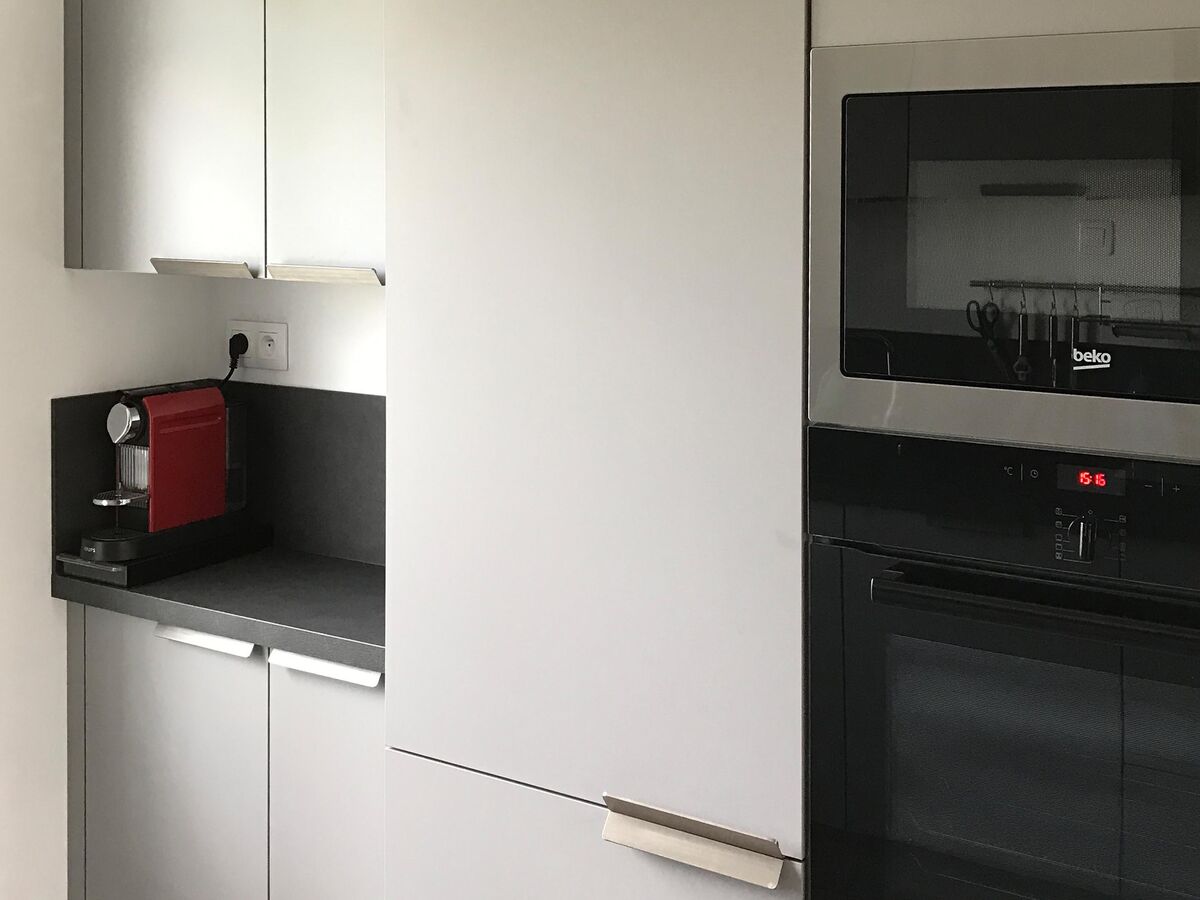 Cuisine avant-après sur mesure Vega Prem'S Gris minéral