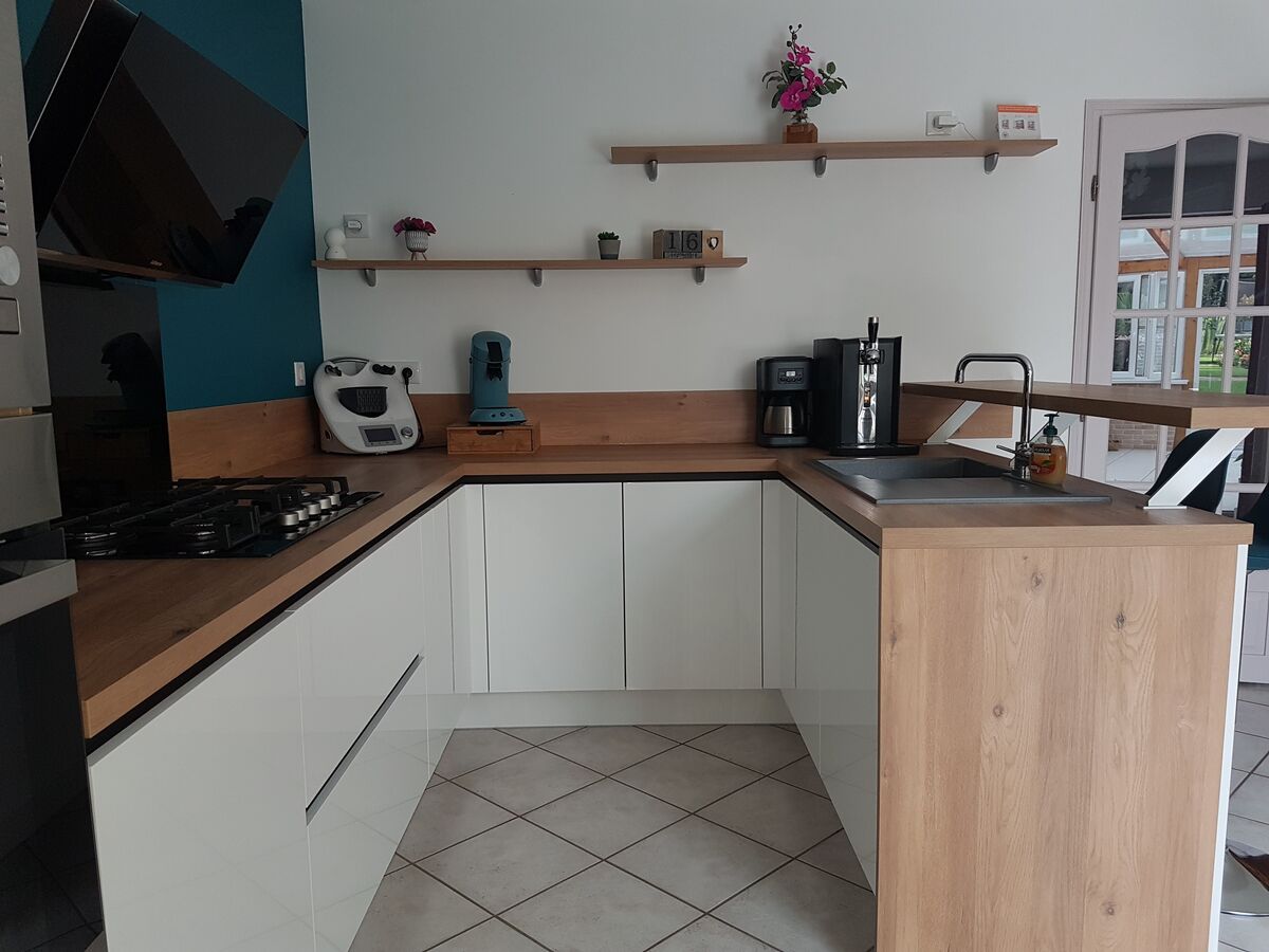 Rénovation cuisine équipée sur mesure Light Blanc Brillant