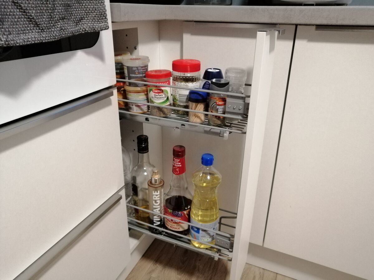 Cuisine avant-après sur mesure VEGA PREM'S Blanc