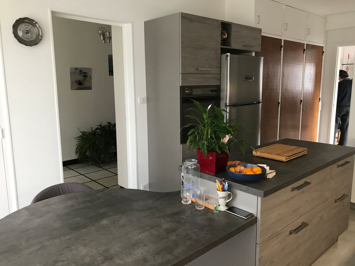 Rénovation cuisine équipée sur mesure Label Chêne Sable Synchrone