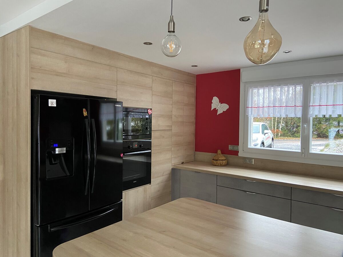 Rénovation cuisine équipée sur mesure Trend Beton Clair