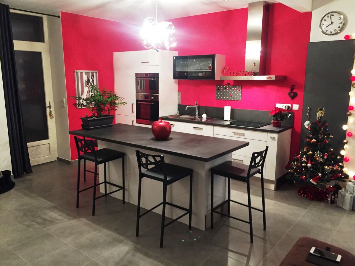 Cuisine équipée sur mesure Petilla Blanc brillant