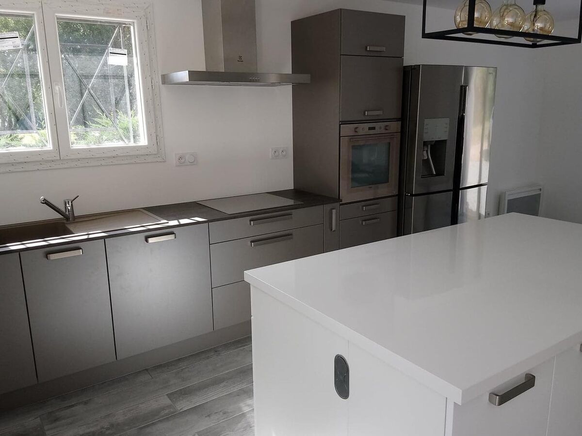 Cuisine équipée sur mesure Trend Quartz Métal