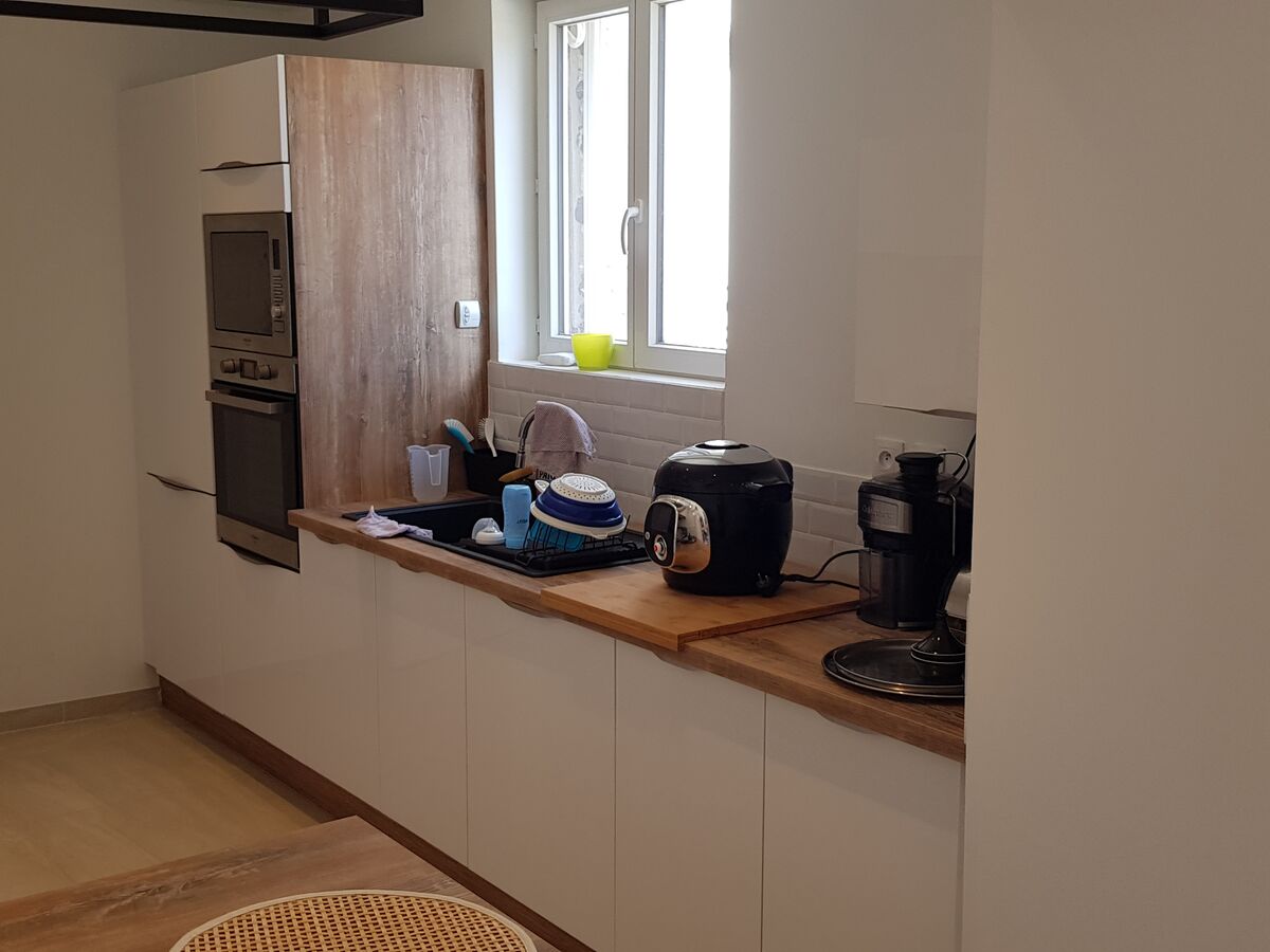 Cuisine avant-après sur mesure PETILLA Blanc Brillant