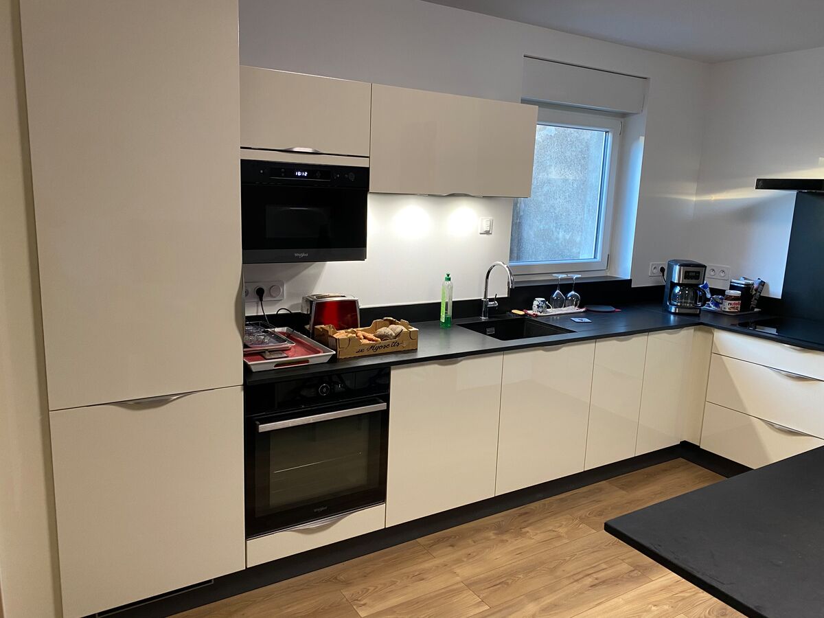 Rénovation cuisine équipée sur mesure Light Pannacotta Mat