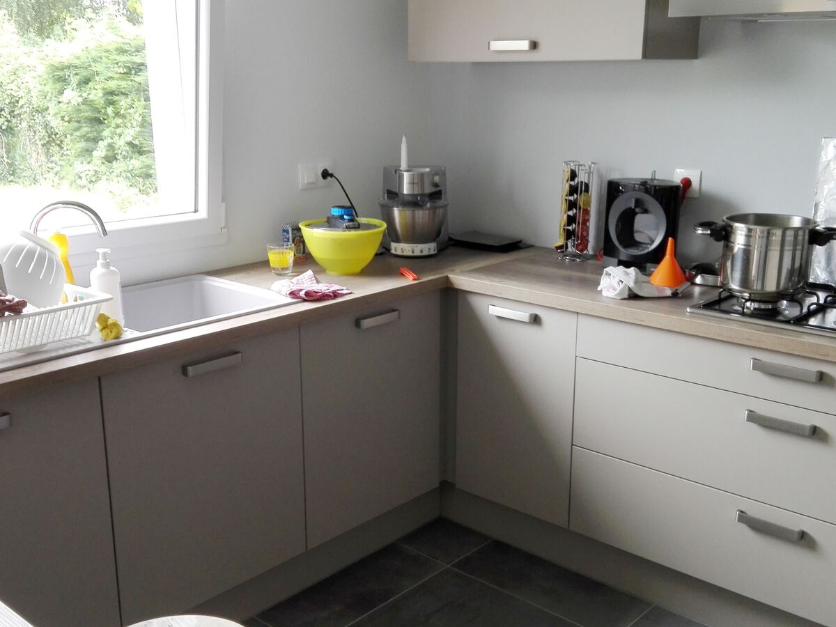 Cuisine avant-après sur mesure Vega Taupe Mat