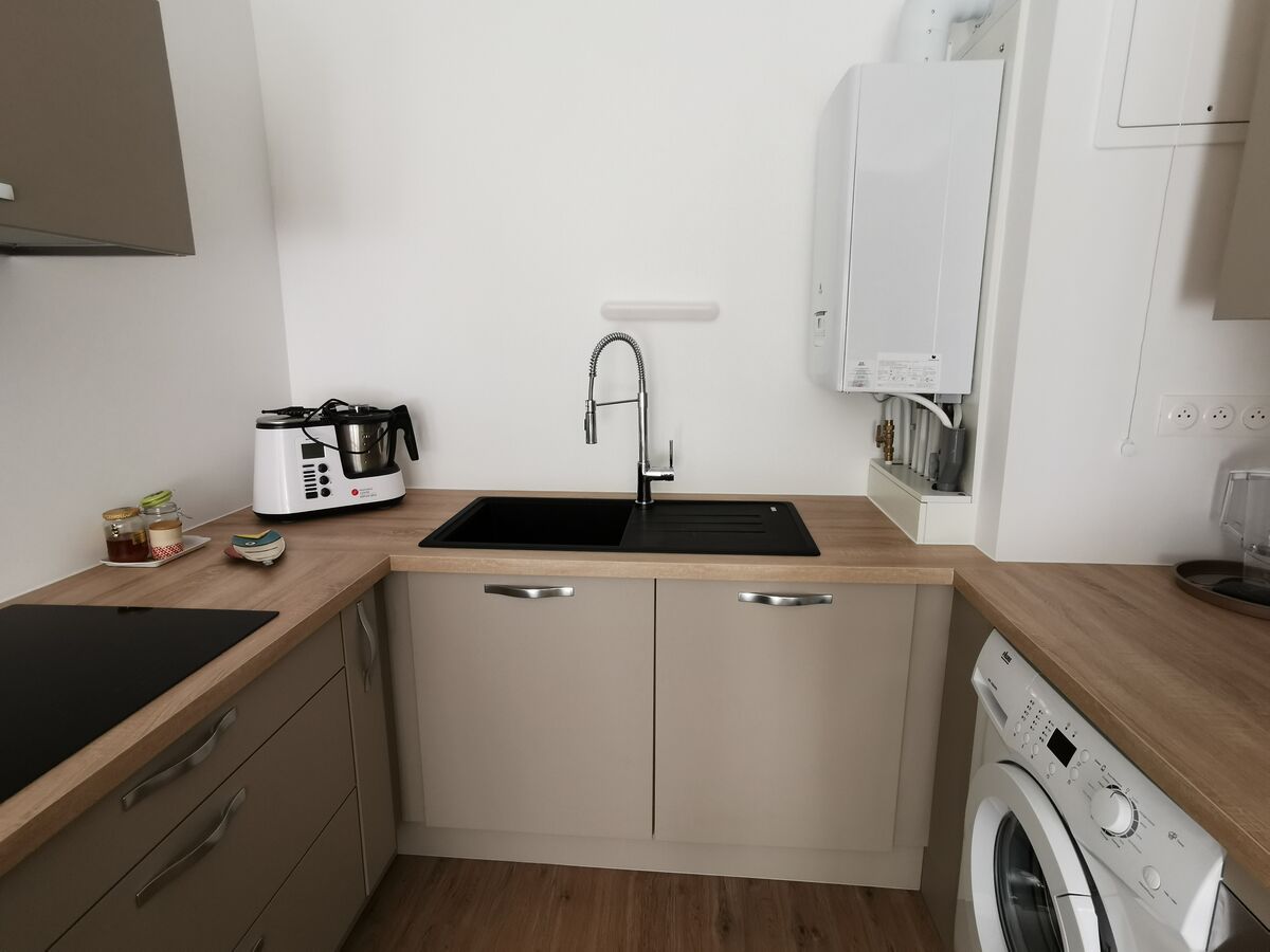 Cuisine avant-apres sur mesure Trend Taupe Mat et Ombre