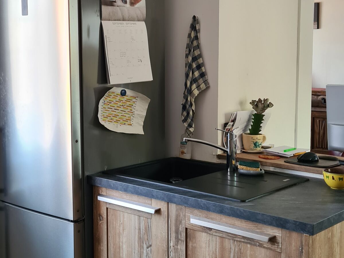 Cuisine avant-après sur mesure Trend Cube Hipster Wood